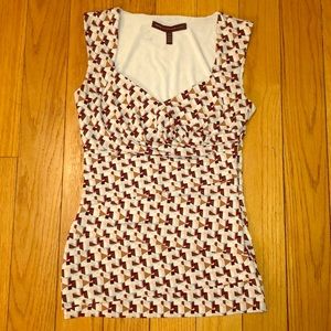 Geometric pattern tank top